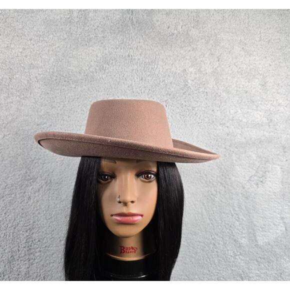Gigi Pip Fedora Hat GINGER GAMBLER Brown S/M 57 NEW! Country Western Boho - Picture 1 of 7